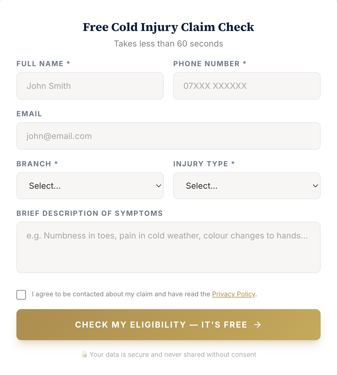 Eligibility Form